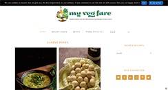 Desktop Screenshot of myvegfare.com